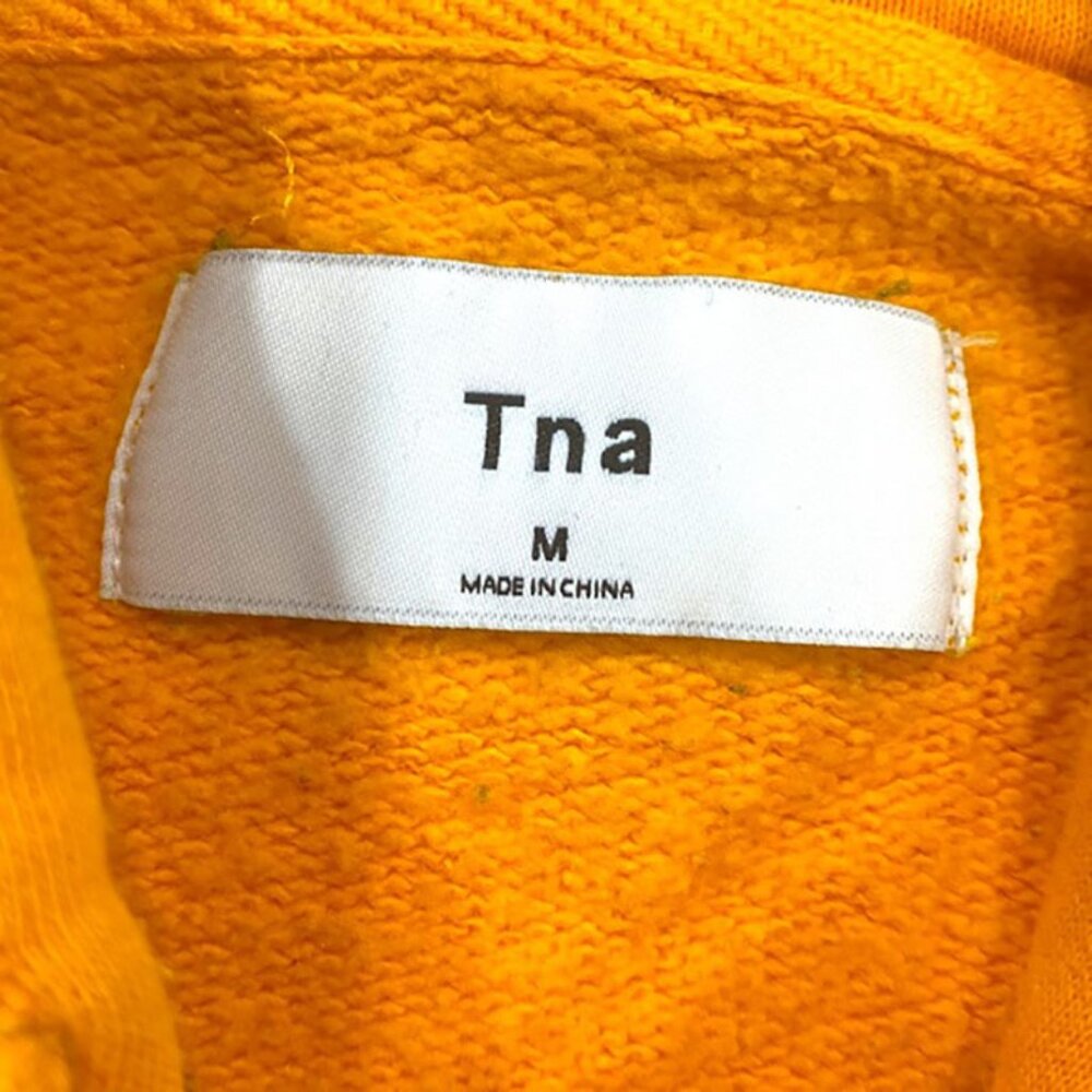Aritzia TNA Cropped Hoodie Pullover in Dark Yellow/ Orange size M - Picture 5 of 7